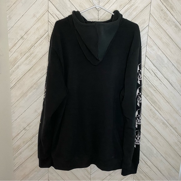 NWOT Star Wars black and white graphic hoodie - Picture 2 of 6